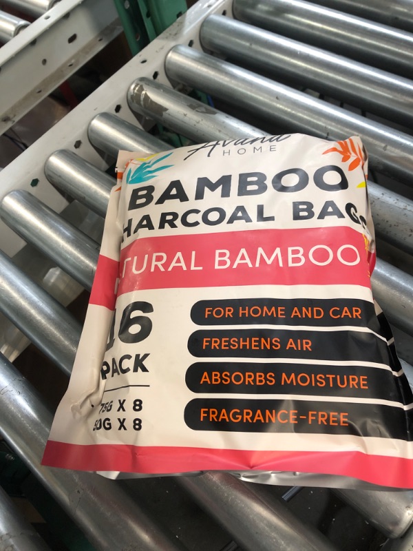 Photo 3 of (16 Pack) Bamboo Charcoal Air Purifying Bag - Charcoal Bags Odor Absorber, for Car, Home & Shoes - Activated Charcoal , Fragrance-Free Odor Eliminator (8x75g, 8x50g)