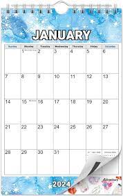 Photo 1 of CRANBURY Mini Wall Calendar 2024 (Seasons) - 5.5x8.5 Hanging Calendar, Use Nov 2023 to Dec 2024, Small Notepad Calendar, Little 2024 Calendar for Wall, Desk, Bulletin Board or Fridge Seasons Nov 2023 - Dec 2024