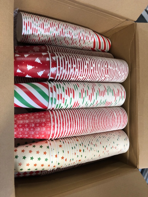 Photo 2 of ***PREVIOUSLY OPENED - PARTS MAY BE MISSING***
Umigy 400 Pcs Christmas Paper Cups Xmas Disposable Coffee Cups Drinking Tea Paper Cups Santa Elf