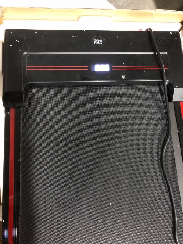 Photo 1 of * used * powers on * see all images *
UREVO Walking Pad, Under Desk Treadmill, Portable Treadmills for Home/Office, Walking Pad