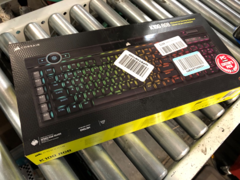 Photo 3 of Corsair K100 RGB Mechanical Gaming Keyboard - Cherry MX Speed RGB Silver Keyswitches