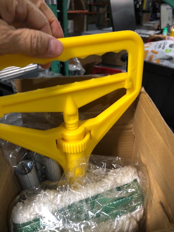 Photo 1 of OFO Loop-End String Mop, Heavy Duty Commercial Industrial Mop with Extra Mop Head Replacement, 59 inch Aluminium Alloy Pole
