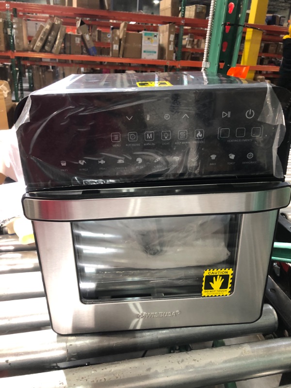 Photo 1 of (READ FULL POST) GoWISE USA 14.7-Quart Air Fryer Grill with Dual Heating Elements & Oven with Rotisserie, Dehydrator, Preheat and Broil Functions14.7-QT Stainless Steel