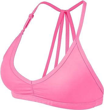 Photo 1 of ***STOCK PHOTO FOR REFERENCE ONLY***YEOREO Workout Sports Bras for Women Padded Strappy Open Back Gym Bra Medium #0 Pink