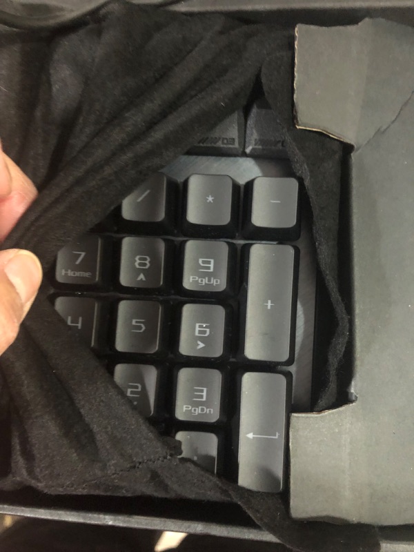 Photo 3 of ASUS ROG Claymore II Wireless Modular Gaming Mechanical Keyboard & ROG Balteus Qi Vertical Gaming Mouse Pad with Wireless Qi Charging 