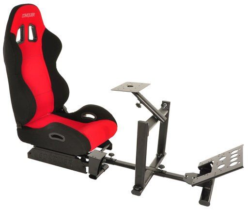 Photo 2 of ***MISSING RECLINABLE GAMING CHAIR***
Conquer Racing Simulator Cockpit Driving RIG with Gear Shifter Mount *NO CHAIR*