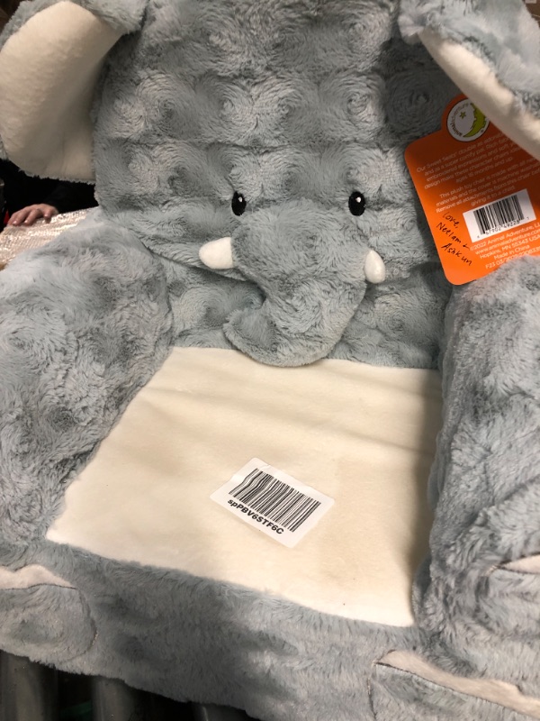 Photo 2 of Animal Adventure | Sweet Seats | Grey Elephant Children's Plush Chair