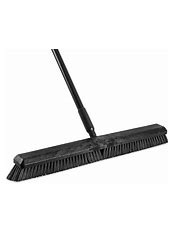 Photo 1 of Colored Push Broom - 24", Black