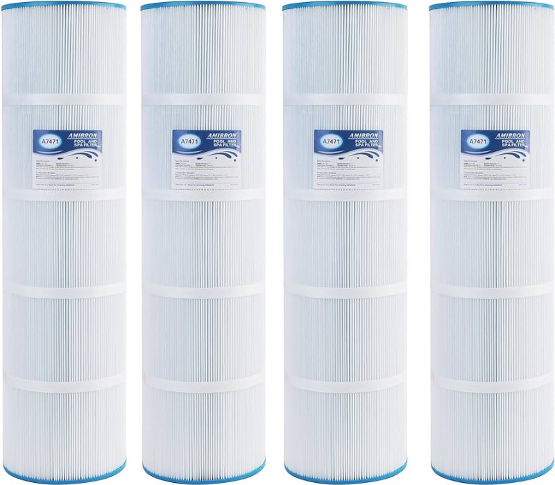 Photo 1 of C-7471 Pool Filter Cartridge Replaces Pentair CCP420,Pleatco PCC105-PAK4,Ultral-A6,Clean and Clear Plus 420,Filbur FC-1977,FC-6470,R173576,178584,817-0106, L26-1/16 xOD7, 4X105 sq.ft. 4Pack