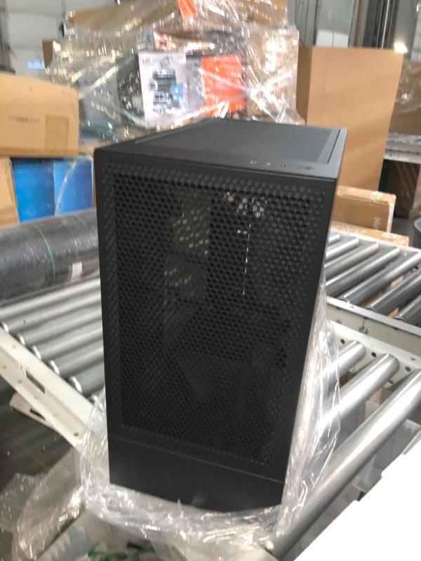 Photo 3 of NZXT H5 Flow Compact ATX Mid-Tower PC Gaming Case – High Airflow Perforated Front Panel – Tempered Glass Side Panel – Cable Management – 