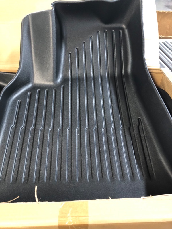 Photo 4 of Maysoo Tesla Model Y Floor Mats, Tesla Model Y 5-Seat 2020-2023 Accessories, All Weather Floor Mat Front Rear Cargo Liner Mat, Heavy Duty Floor Mats (Set of 6) Model Y floor mats (set of 6)spPBWPNY23X
