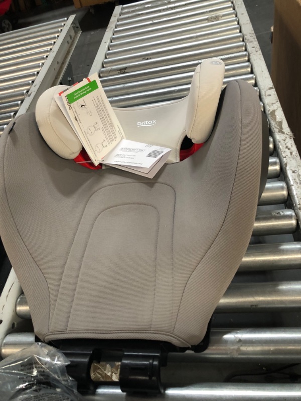 Photo 3 of Britax Highpoint Backless Belt-Positioning Booster Seat, SafeWash Gray Ombre