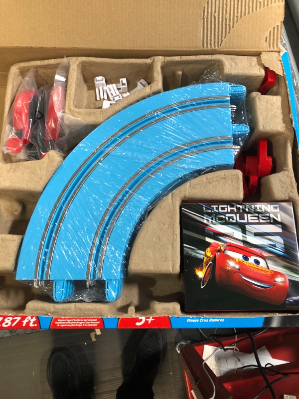 Photo 2 of *MISSING CARS**
Carrera First Disney/Pixar Cars - Slot Car Race Track 