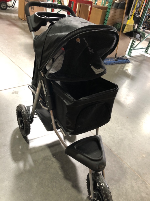 Photo 2 of (see all images) Wheel Dog Stroller, Folding Pet Stroller for Large Dogs