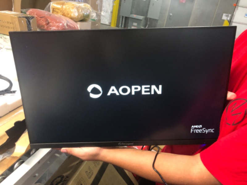 Photo 3 of AOPEN 24SA2Y Hbi 23.8" Full HD (1920 x 1080) Zero-Frame Gaming Office Monitor | AMD FreeSync Technology | Ultra-Thin Stylish Design | 100Hz | 1ms-TVR | Low Blue Light | Tilt | HDMI & VGA Ports,Black 23.8-inch