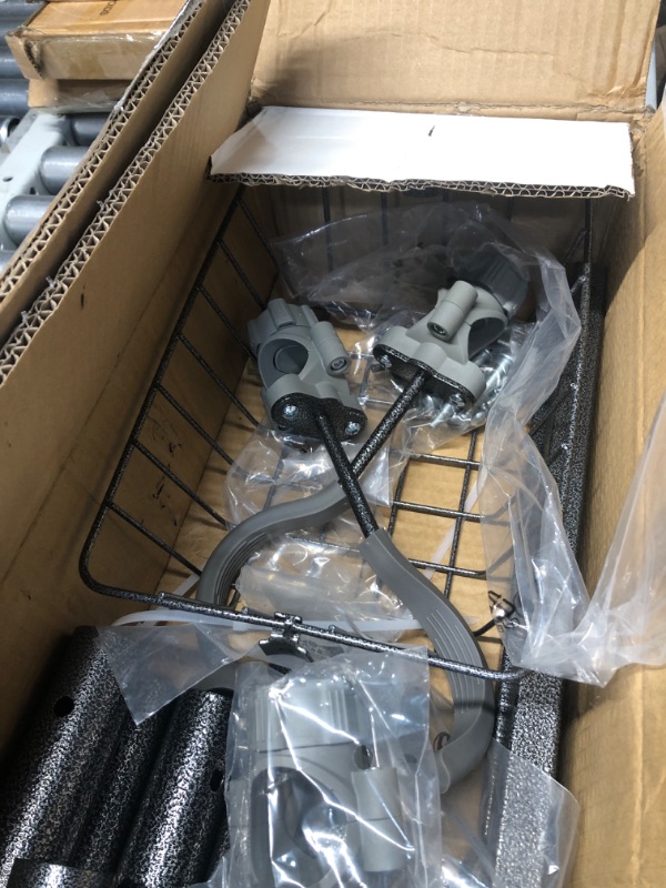 Photo 1 of CXWXC 2-/4-Bike Storage Rack with Basket - Bike Rack Garage for Road, Mountain and Hybrid Bike Garage & Home (For 4 bikes)