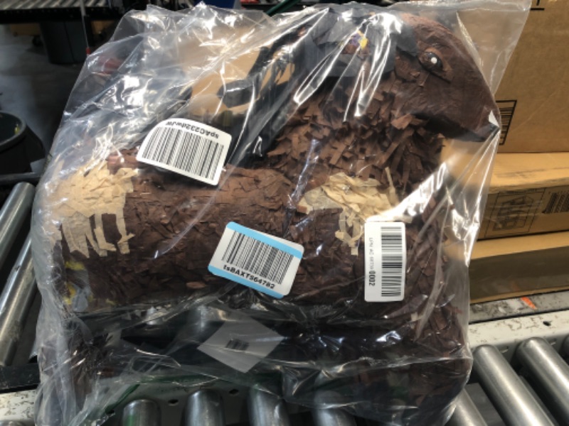 Photo 2 of 3D Horse Pinata Party Game, Decoration and Photo Prop - Brown/Tan