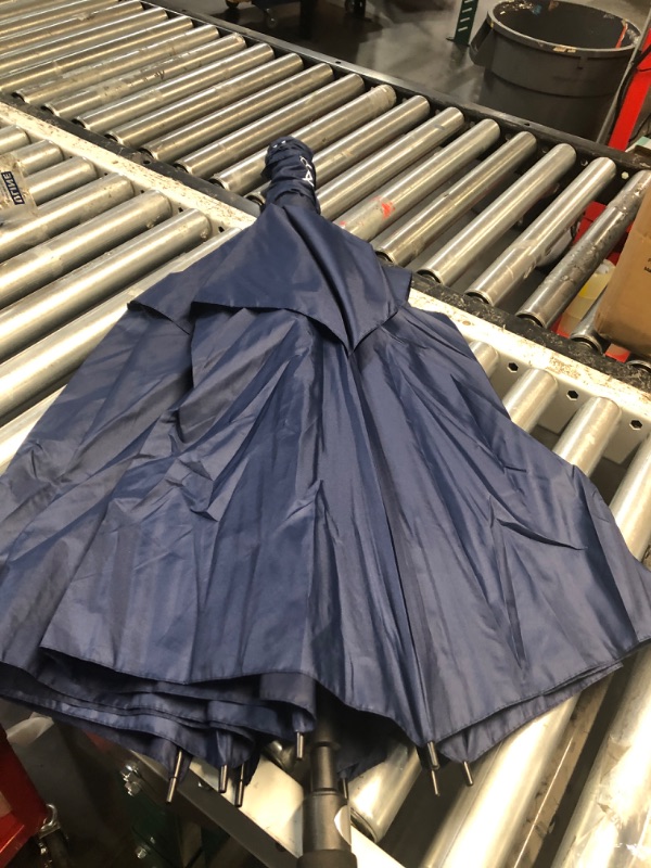 Photo 2 of Golf Umbrella Large 58/62/68 Inch Automatic Open Golf Umbrella Extra Large Oversize Double Canopy Vented Umbrella Windproof Waterproof for Men and Women Blue 62 inch
