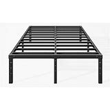 Photo 1 of ***USED - LIKELY MISSING PARTS - UNABLE TO VERIFY FUNCTIONALITY***
18 Inch King Bed Frame - Sturdy Platform Bed Frame Metal Bed Frame No Box Spring Needed Heavy Duty King Size Bed Frame Easy Assembly Strong Bearing Capacity, Noise Free