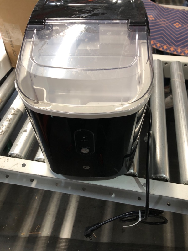 Photo 2 of *SEE NOTES** Nugget Ice Maker Countertop, Portable Crushed Ice Machine, Self Cleaning Ice Makers with One-Click Operation, Soft Chewable Pebble Ice in 7 Mins, 34Lbs/24H with Ice Scoop for Home Bar Camping RV Black - Nugget Ice