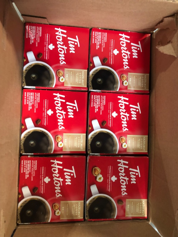 Photo 1 of **READ NOTES**
Tim Hortons Hazelnut Light Medium Roast Coffee, Keurig K-cup compatible pods, 120g, 12 pods 