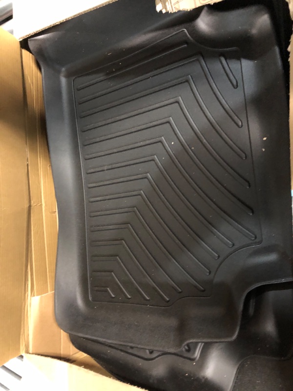 Photo 2 of OEDRO Floor Mats Compatible for 2013-2018 Dodge Ram 1500/2500/3500 Crew Cab, 2019-2023 Dodge Ram 1500 Classic Crew Cab, Unique Black TPE All-Weather Guard Includes 1st and 2nd Row: Full Set Liners 13-18 & Classic