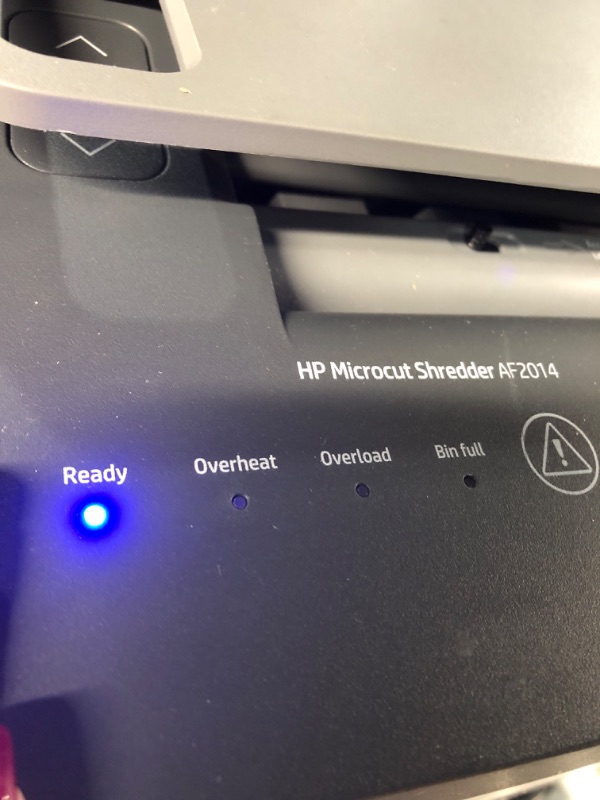 Photo 1 of HP 91031K AF2014 200-Sheet Microcut Heavy-Duty Auto-Feed Shredder