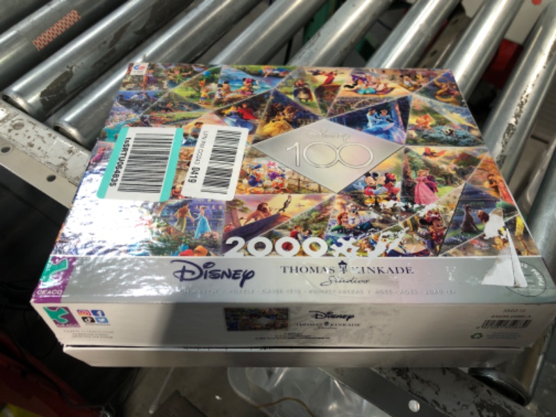 Photo 3 of Ceaco - Thomas Kinkade - Disney - 100th Collage - 2000 Piece Jigsaw Puzzle