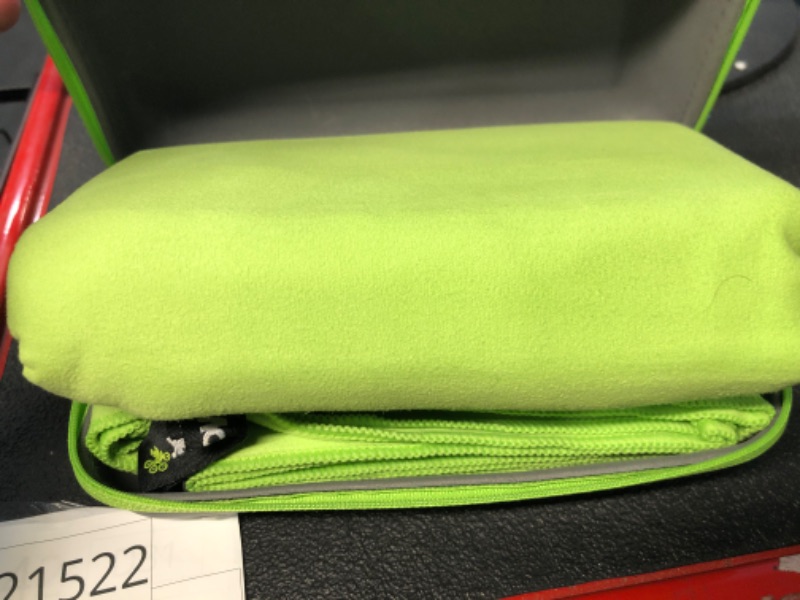 Photo 1 of 4Monster Camping Towels Super Absorbent, Fast Drying Microfiber Travel Towel, Quick Dry Ultra Soft Compact Gym Towel20.00" x 12.00" Green