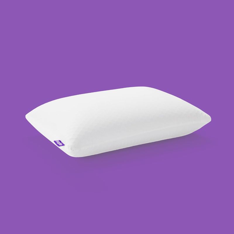 Photo 1 of Purple Harmony Pillow | Medium | White