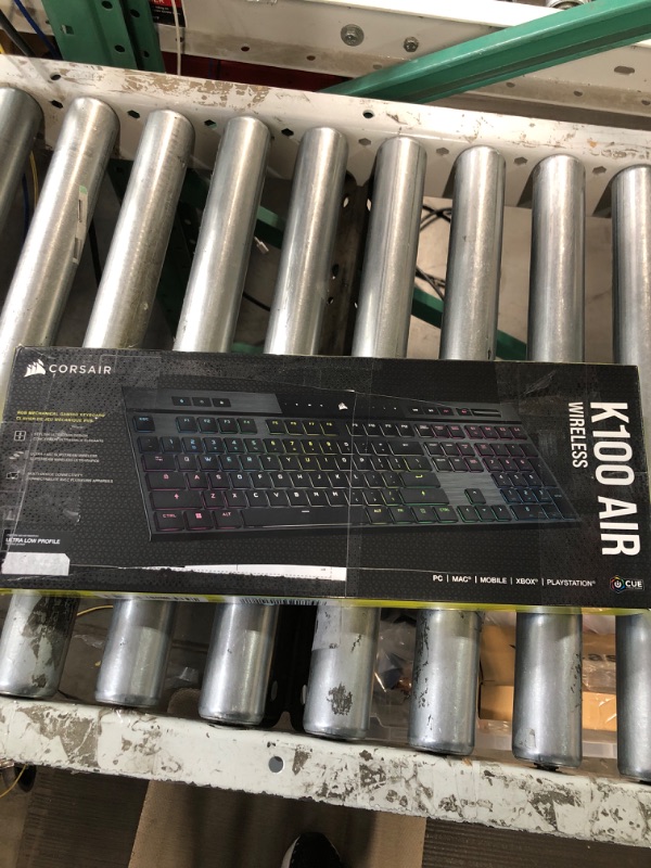 Photo 2 of (READ NOTES) Corsair K100 AIR Wireless RGB Mechanical Gaming Keyboard - Ultra-Thin, Sub-1ms Slipstream , Low-Latency Bluetooth