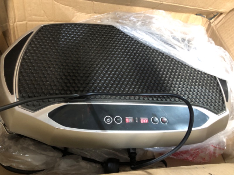 Photo 3 of **PARTS ONLY, POWERS ON BUT NOTHING ELSE** Lifepro Waver Mini Vibration Plate - Whole Body Vibration Platform Exercise Machine