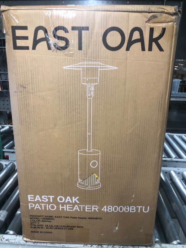 Photo 2 of ****PARST ONLY, NON FUNCTIONAL***
EAST OAK 48,000 BTU Patio Heater for Outdoor Use 