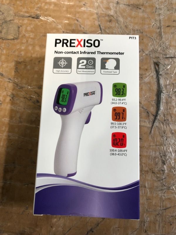 Photo 1 of Non-Contact Infrared Thermometer (Purple)