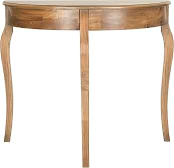 Photo 1 of ****STOCK PHOTO FOR REFERNCE ONLY***Oak Console Brown Transitional Semi-Circle Wood Finish