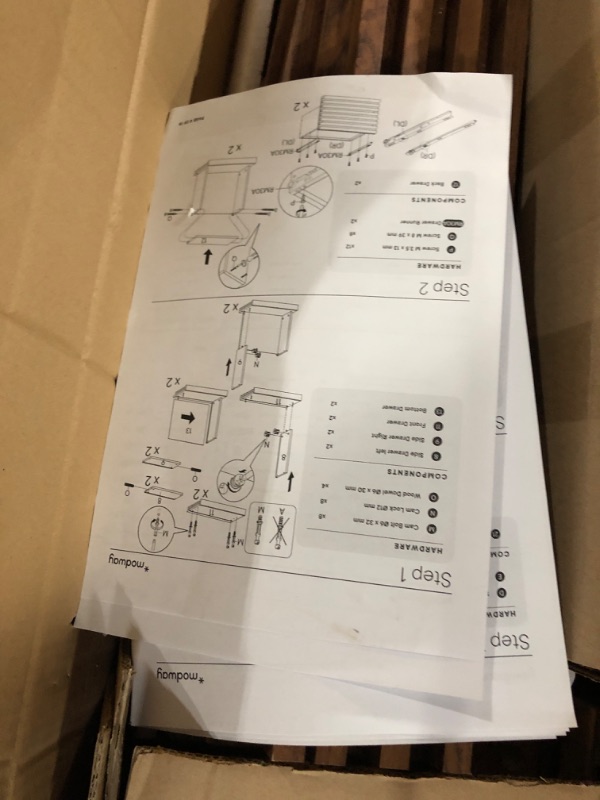 Photo 3 of ***NONREFUNDABLE - INCOMPLETE - SEE COMMENTS***
Modway Render 48" Double Sink Compatible (Not Included) Bathroom Vanity Cabinet in Walnut