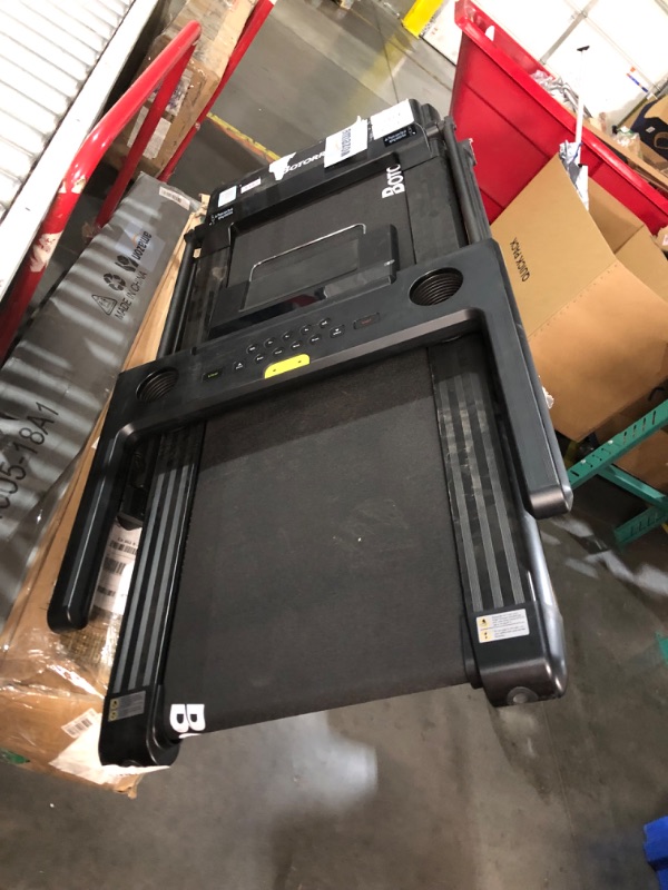 Photo 6 of ***TRUCK/TRAILER PICKUP ONLY - NO PACKAGING - UNABLE TO TEST - SEE PICTURES***
BOTORRO Treadmills for Home, Foldable Treadmill, Wide Shock Absorption Deck for Walking or Running, 300 LBS Weight Capacity, Bluetooth Enable, LED Display |R5PRO 12% R7 R9 18% 