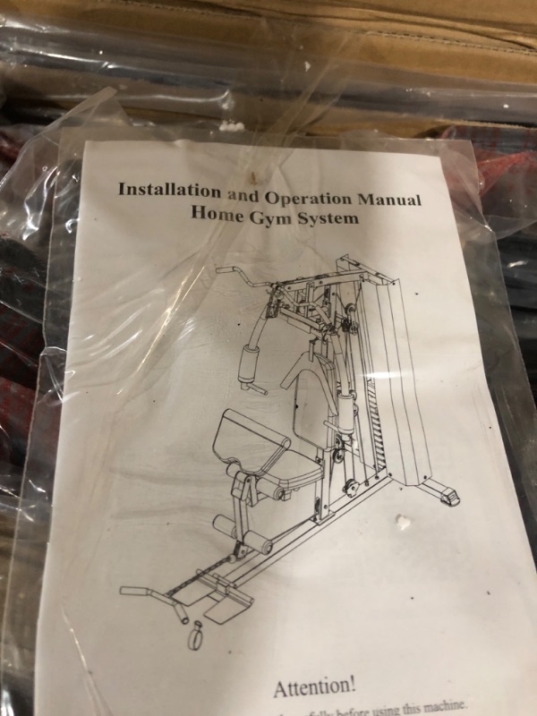 Photo 3 of ***NONREFUNDABLE - INCOMPLETE - SEE COMMENTS***
Sportsroyals Home Gym, Multifunctional Home Gym Equipment, Workout Station with 154LBS Weight Stack, Exercise Equipment for Full Body Traning with Pulley System