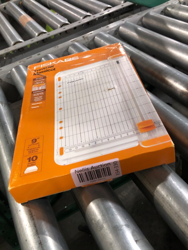 Photo 1 of ***Missing Blade**
Fiskars SureCut Portable Paper Cutter Fits in 3 Ring Binder - 9" Cut Length - Craft Paper, Cardstock and Photo Trimmer - Scrapbooking Tool