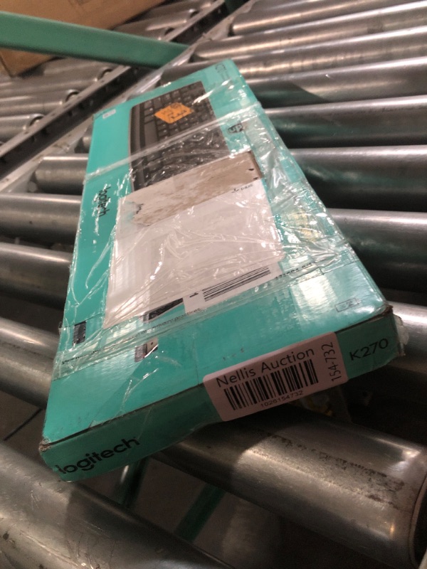 Photo 1 of Logitech K270 Wireless Keyboard, USB Unifying Receiver, Black