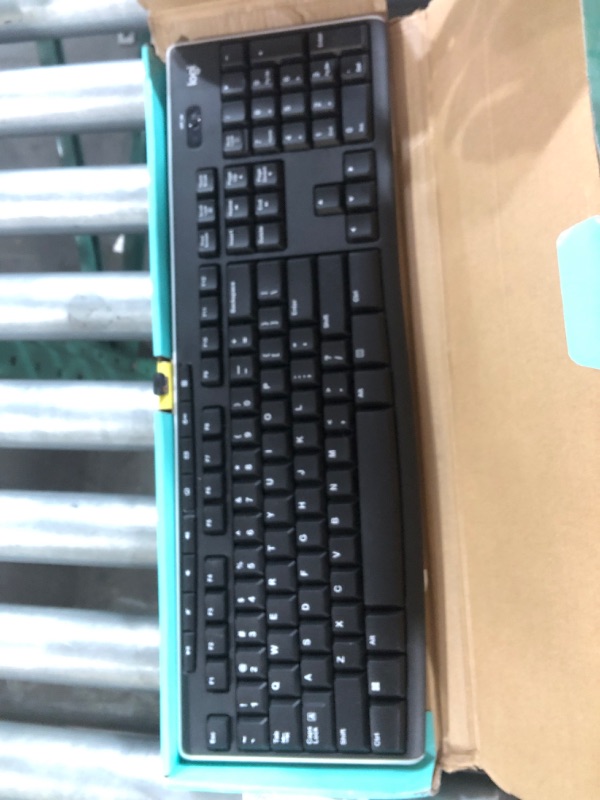 Photo 1 of Logitech K270 Wireless Keyboard, USB Unifying Receiver, Black