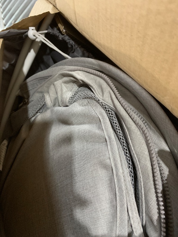 Photo 1 of (PARTS) (NOT A COMPLETE  SET) Regalo Baby Basics Infant Bassinet with Canopy, Award Winning Brand, Quick fold and Easy Setup, Removable Pad, See-Through Mesh, Bed-Side Bassinet, Gray