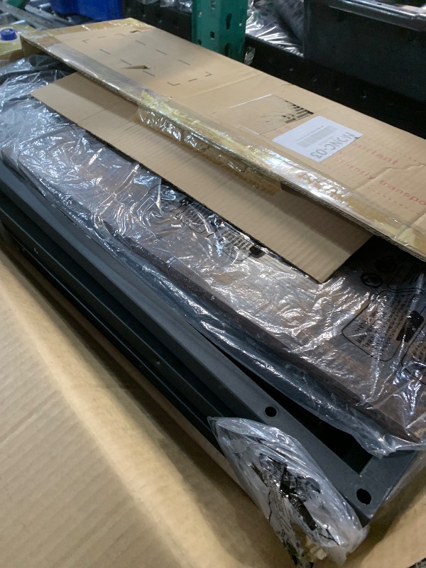 Photo 1 of Tatub Rolling Bedside Table, Couch Side Table with Wheels, Storage, Charging Station, Small Laptop Desk for Living Room Bedroom, Rustic Brown