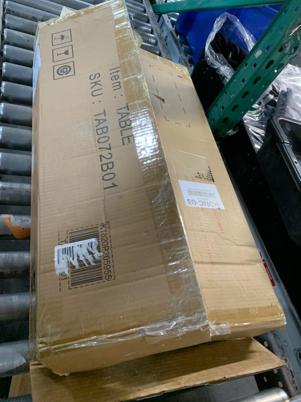 Photo 1 of Tatub Rolling Bedside Table, Couch Side Table with Wheels, Storage, Charging Station, Small Laptop Desk for Living Room Bedroom, Rustic Brown