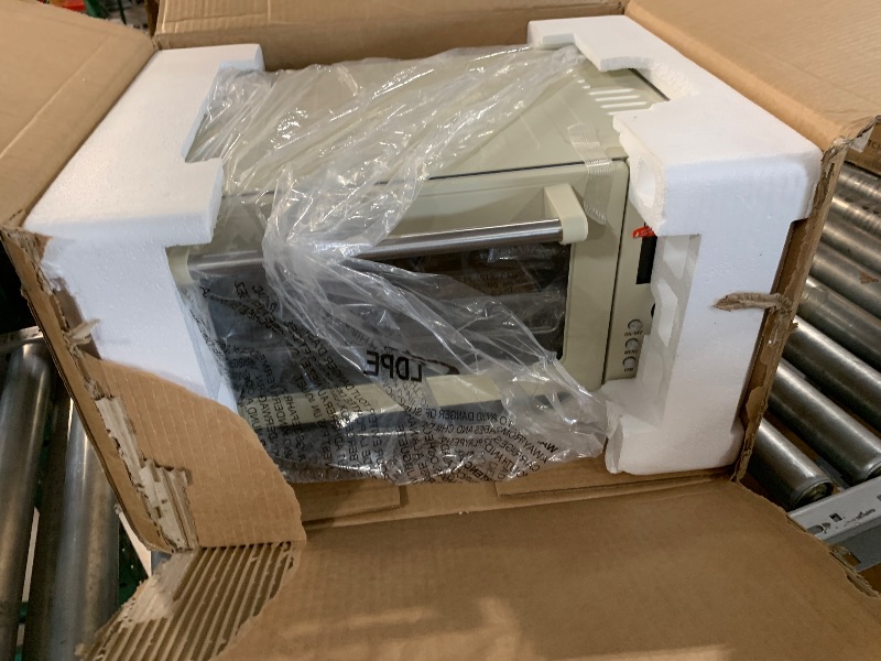 Photo 1 of Nuwave Bravo Pro Smart Air Fryer Toaster Oven Combo, Airfryer Convection Oven Countertop, 10-in-1 Functions with Quicker & Even Crisp Technology, 1800W, 50-450°F, PFAS-Free, 21QT, Vanilla Cream