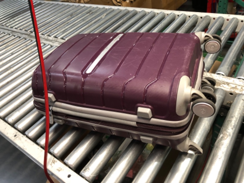 Photo 11 of (Missin wheel)Samsonite Freeform 21-Inch Hardside Carry-On Luggage - Hardshell Carry-On Suitcase - TSA, Airline-Approved -