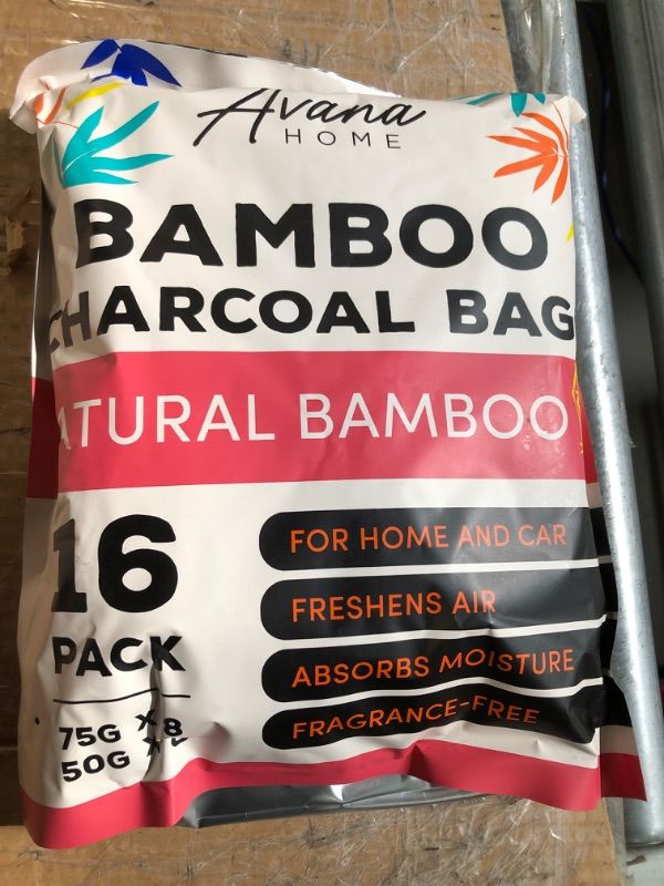 Photo 2 of (16 Pack) Bamboo Charcoal Air Purifying Bag -Odor Absorber, for Car, Home & Shoes
