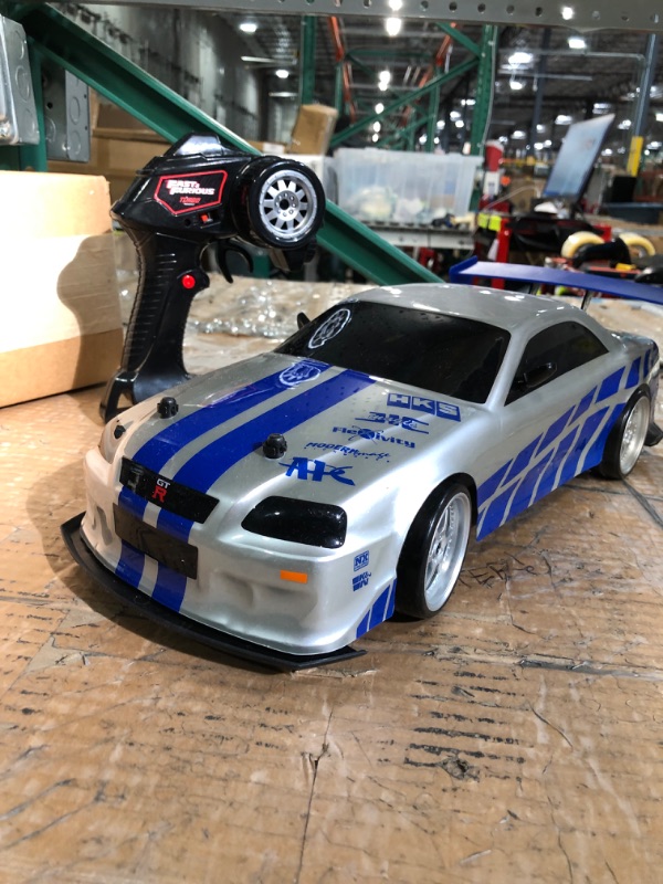 Photo 5 of *LOOK AT COMMENTS*
Jada Toys Fast & Furious Brian's Nissan Skyline GT-R (BN34) Drift PowerSilver/Blue (99701)