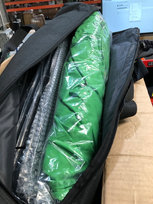 Photo 1 of GSKAIWEN 7.87ft x 13.12ft Portable Large Chromakey Green Screen Backdrop