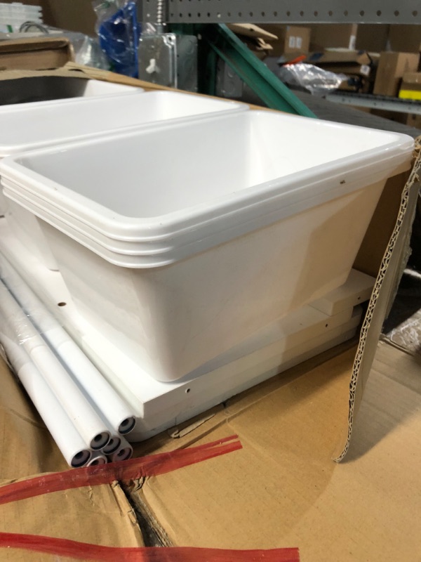 Photo 1 of *READ NOTES*
Humble Crew Toy Storage Organizer with Shelf and 9 Storage Bins, White White/White Bins